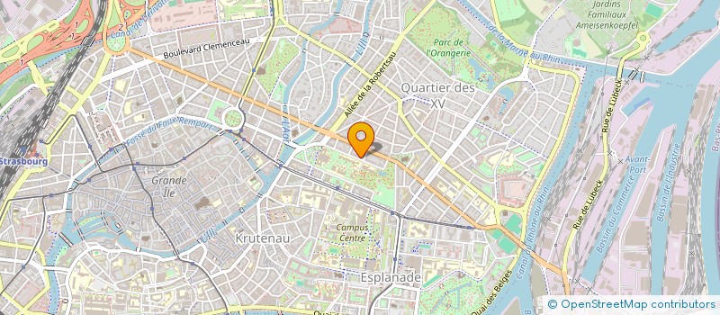 localisation de l'entreprise MADAME MELISSA MARTIN à STRASBOURG