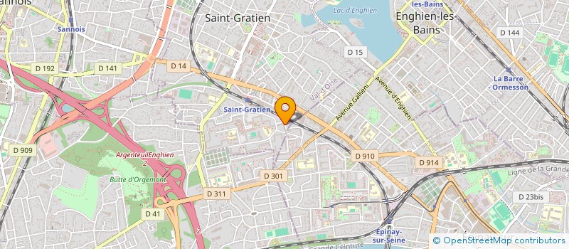 localisation de l'entreprise MADAME MELISSA MARTINS DOS SANTOS  SAINT-GRATIEN