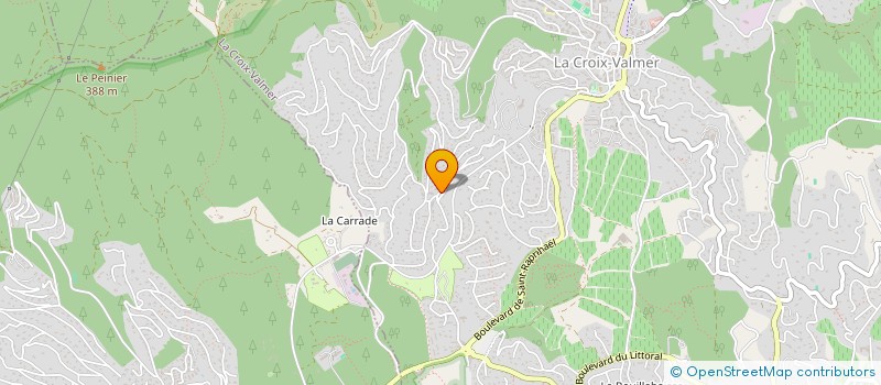 localisation de l'entreprise MADAME MELISSA MAUDUIT  LA CROIX-VALMER