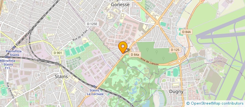 localisation de l'entreprise MADAME MELISSA MAZOUZ  GARGES LES GONESSE