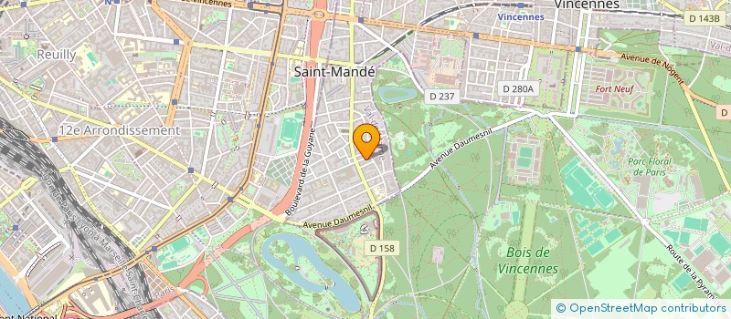 localisation de l'entreprise MADAME MELISSA MECHICHE à SAINT-MANDE