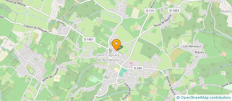 localisation de l'entreprise MADAME MELISSA MELISSA DIAZ  SAINT-CAPRAIS-DE-BORDEAUX