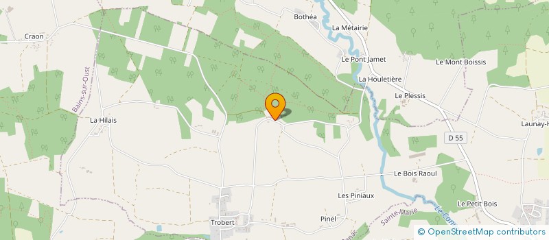 localisation de l'entreprise MADAME MELISSA METAIRIE  RENAC