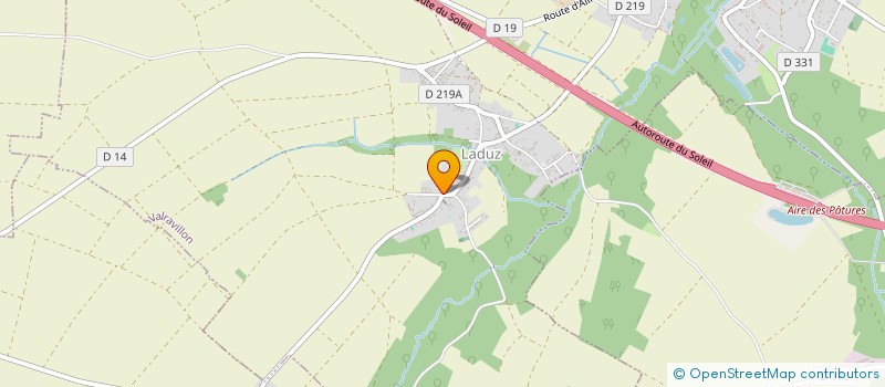 localisation de l'entreprise MADAME MELISSA MEUNIER  VALRAVILLON