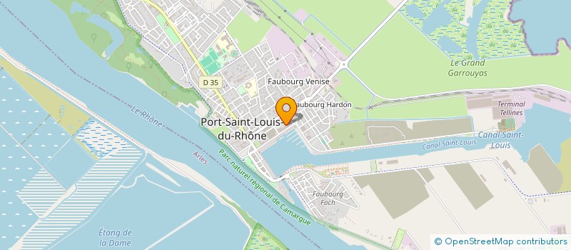 localisation de l'entreprise MADAME MELISSA MEYER à PORT-SAINT-LOUIS-DU-RHONE