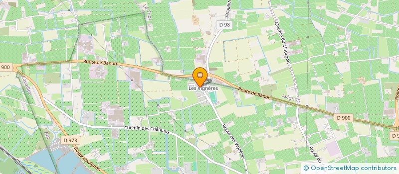 localisation de l'entreprise MADAME MELISSA MILHAUD  CAVAILLON