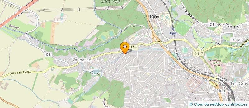 localisation de l'entreprise MADAME MELISSA MIRALLES  IGNY