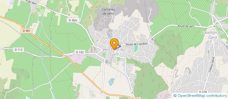 localisation de l'entreprise MADAME MELISSA MOLINA  VERS-PONT-DU-GARD