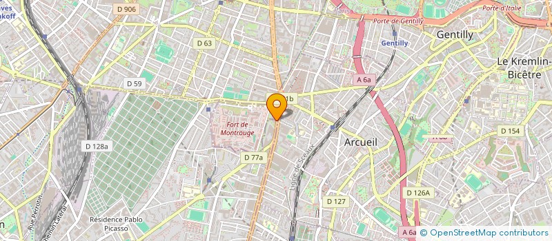 localisation de l'entreprise MADAME MELISSA MOLLO  BAGNEUX