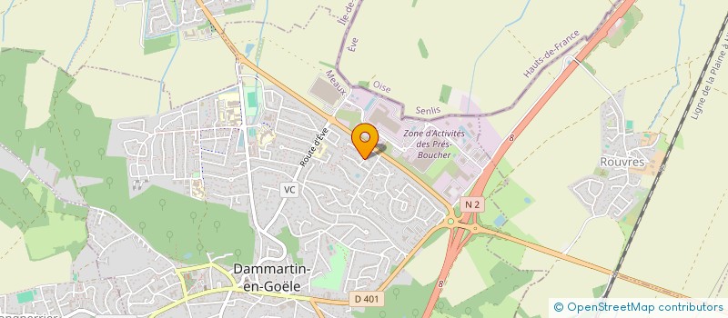 localisation de l'entreprise MADAME MELISSA MONIOT  DAMMARTIN-EN-GOELE