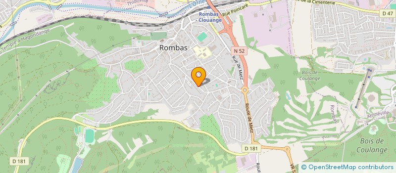 localisation de l'entreprise MADAME MELISSA MORGANTE  ROMBAS