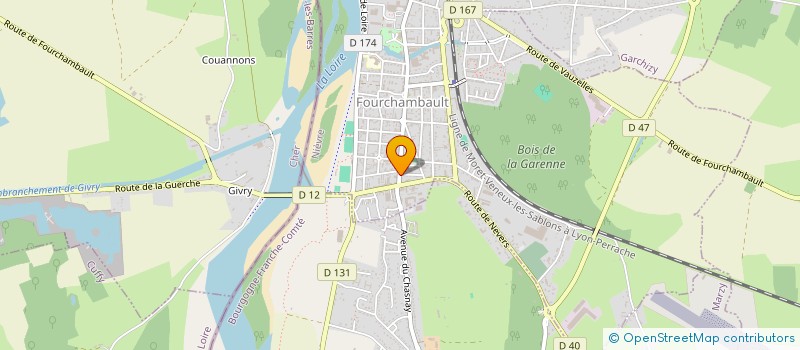 localisation de l'entreprise MADAME MELISSA MORIN  FOURCHAMBAULT