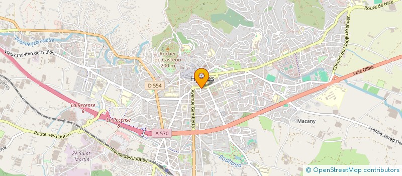 localisation de l'entreprise MADAME MELISSA MORIN  HYERES