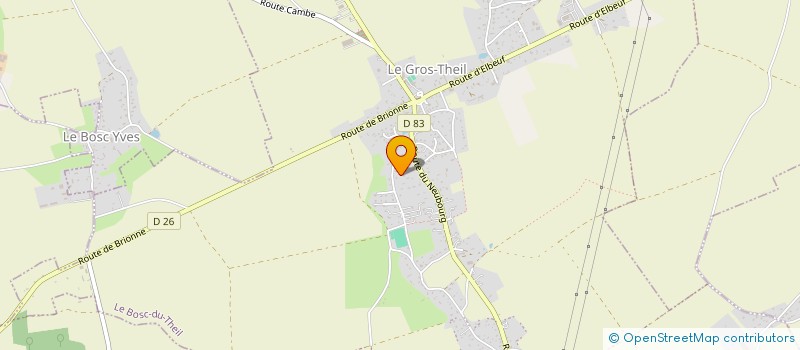 localisation de l'entreprise MADAME MELISSA MOULAI  LE BOSC-DU-THEIL