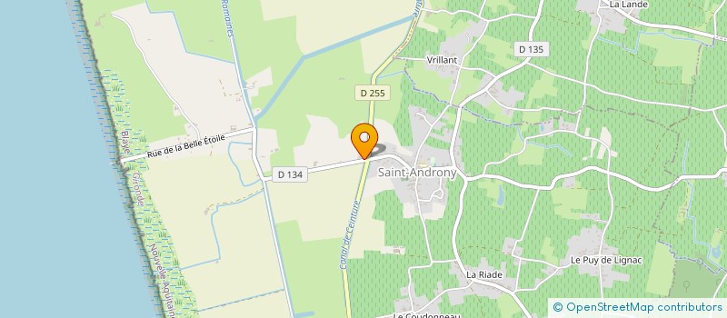 localisation de l'entreprise MADAME MELISSA MOULINIER  ST-ANDRONY