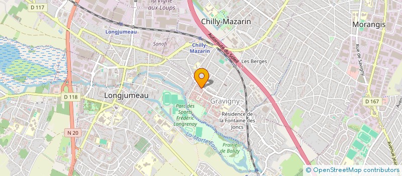 localisation de l'entreprise MADAME MELISSA MOULOKI  CHILLY-MAZARIN