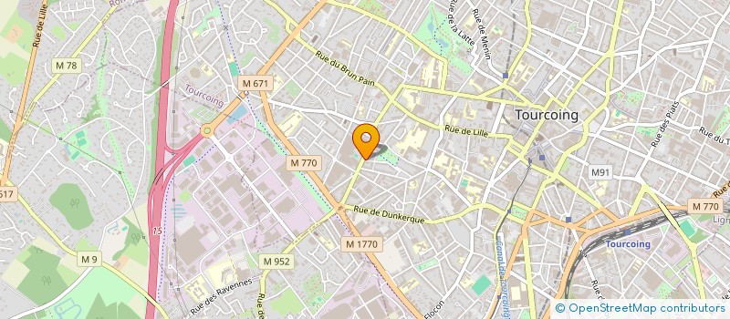 localisation de l'entreprise MADAME MELISSA NACI  TOURCOING