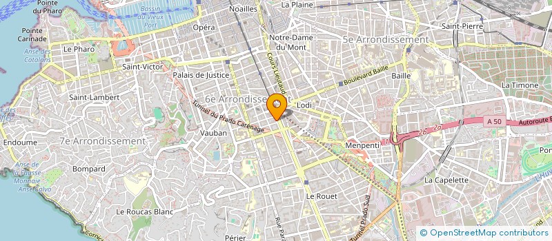 localisation de l'entreprise MADAME MELISSA NOUCHI à MARSEILLE