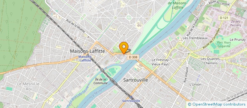 localisation de l'entreprise MADAME MELISSA OBEID  MAISONS-LAFFITTE