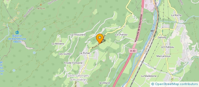 localisation de l'entreprise MADAME MELISSA ODELLI  VAL-D'ARC