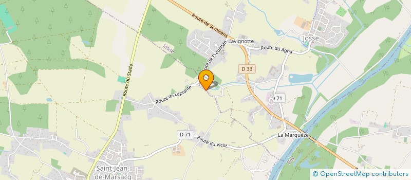 localisation de l'entreprise MADAME MELISSA ORTLIEB  SAINT-JEAN-DE-MARSACQ