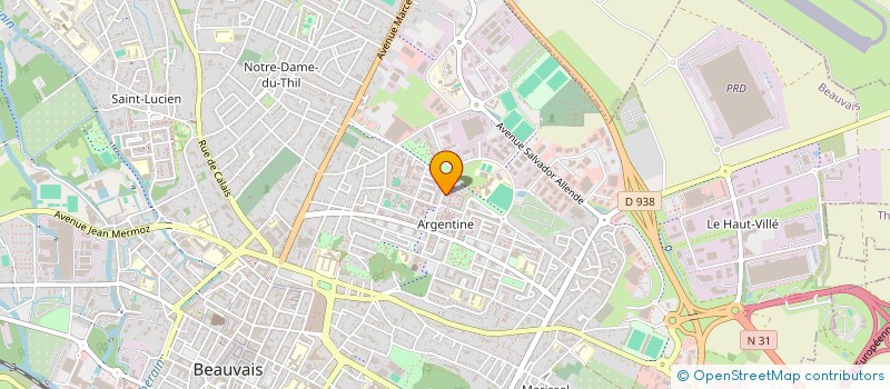 localisation de l'entreprise MADAME MELISSA PADE  RAINVILLERS