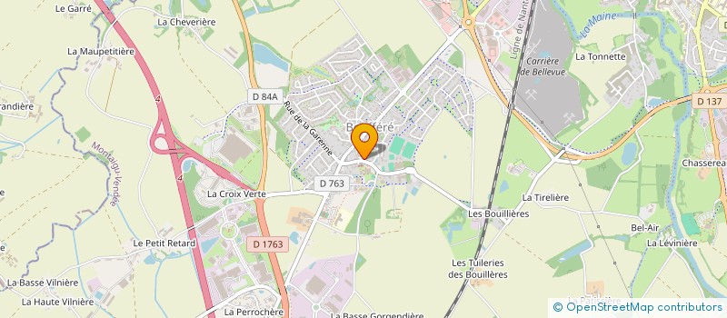 localisation de l'entreprise MADAME MELISSA PAQUEREAU à MONTAIGU-VENDEE