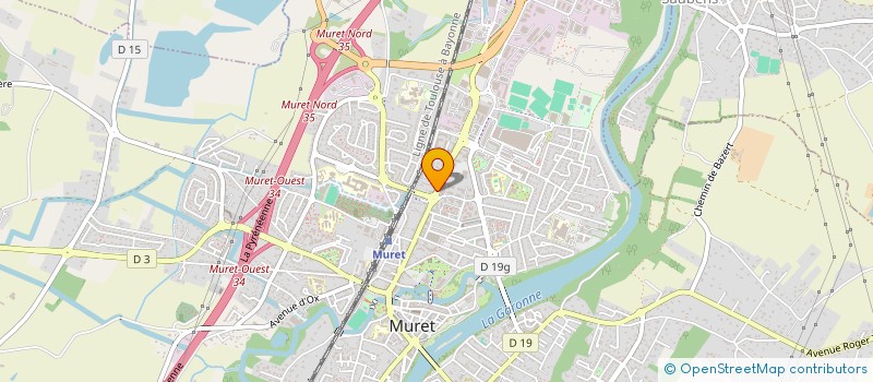 localisation de l'entreprise MADAME MELISSA PASQUET  MURET