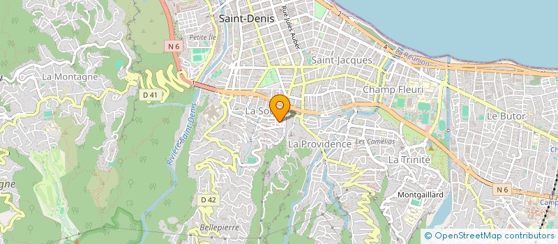 localisation de l'entreprise MADAME MELISSA PAYET à SAINT DENIS