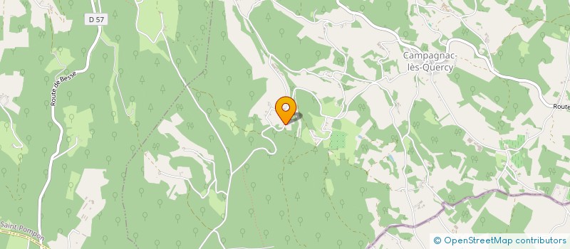 localisation de l'entreprise MADAME MELISSA PELAZZA  CAMPAGNAC-LES-QUERCY