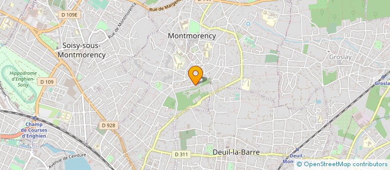 localisation de l'entreprise MADAME MELISSA PENAGOS  MONTMORENCY