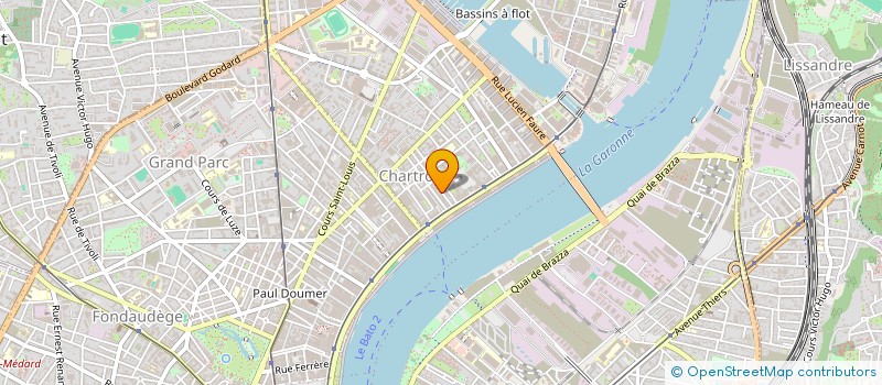 localisation de l'entreprise MADAME MELISSA PEREIRA  BORDEAUX