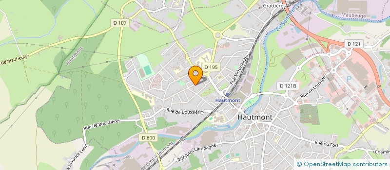 localisation de l'entreprise MADAME MELISSA PERLOT  HAUTMONT