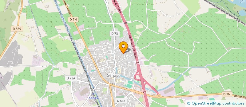 localisation de l'entreprise MADAME MELISSA PICCA  SENAS