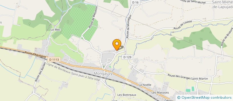 localisation de l'entreprise MADAME MELISSA PIGEAUT  MONGAUZY