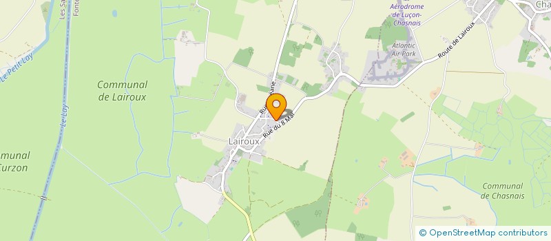 localisation de l'entreprise MADAME MELISSA PINEAU  LAIROUX