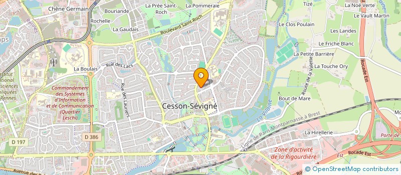 localisation de l'entreprise MADAME MELISSA PINTO  CESSON-SEVIGNE