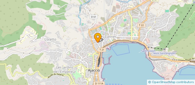 localisation de l'entreprise MADAME MELISSA PLIVARD-VIGNOT  AJACCIO