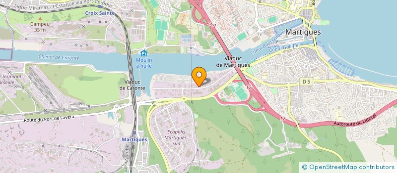 localisation de l'entreprise MADAME MELISSA POLITO à MARTIGUES