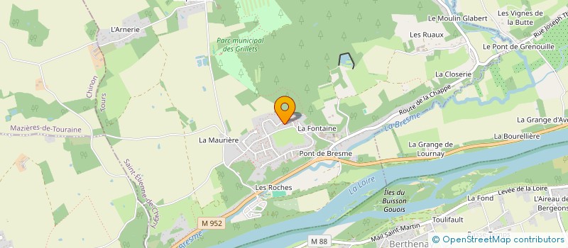 localisation de l'entreprise MADAME MELISSA PONTOIZEAU  SAINT-ETIENNE-DE-CHIGNY