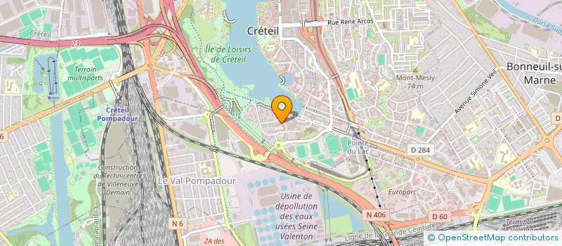 localisation de l'entreprise MADAME MELISSA PORTUT  CRETEIL