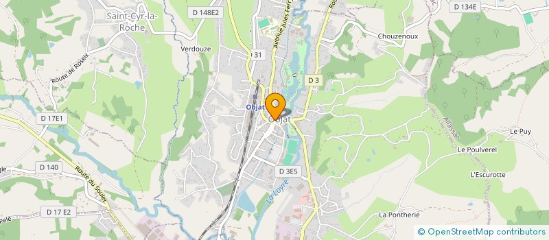 localisation de l'entreprise MADAME MELISSA PRIETO à OBJAT