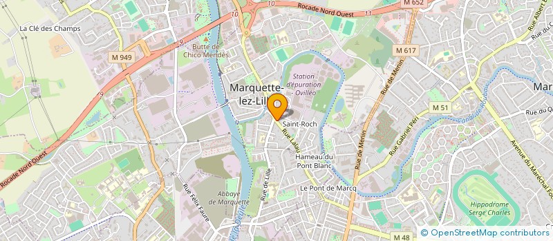 localisation de l'entreprise MADAME MELISSA PRUVOST à MARQUETTE-LEZ-LILLE