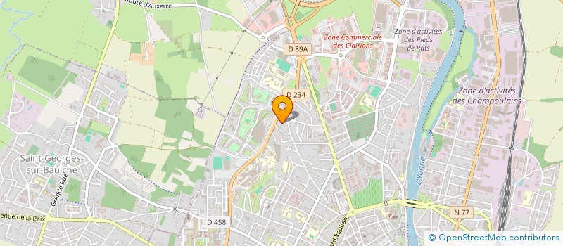 localisation de l'entreprise MADAME MELISSA QUINTARD-ROJOT à AUXERRE