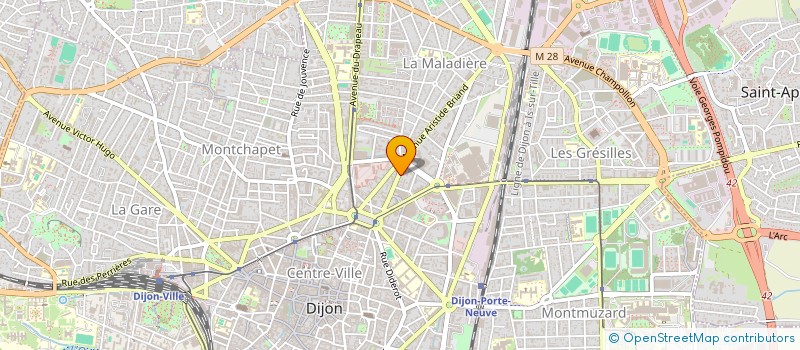 localisation de l'entreprise MADAME MELISSA RADIEUX  DIJON