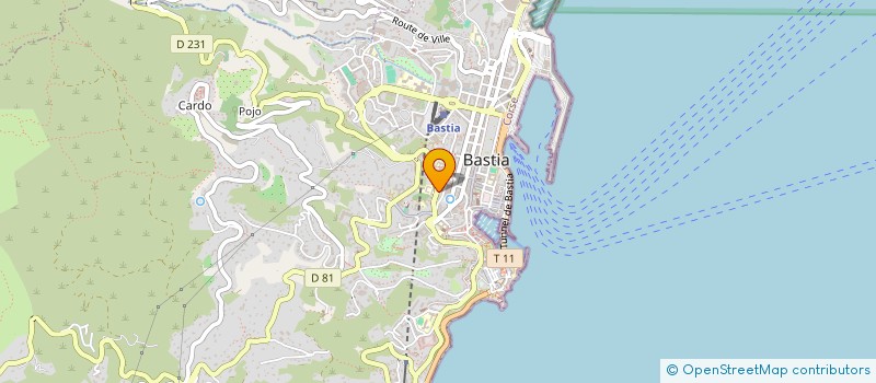 localisation de l'entreprise MADAME MELISSA RAFFINI à BASTIA