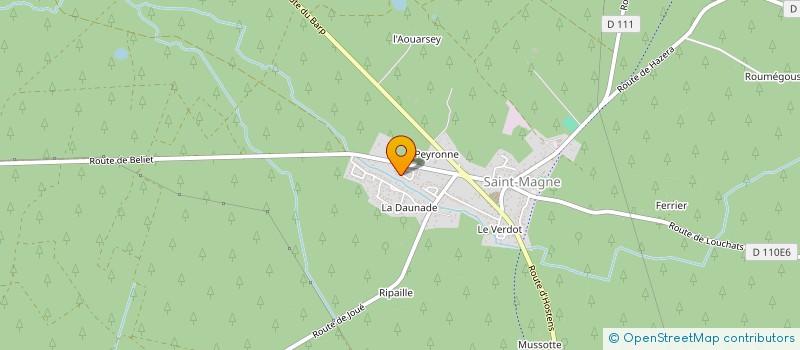 localisation de l'entreprise MADAME MELISSA ROCHERY  SAINT-MAGNE