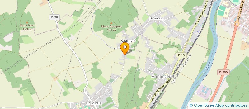 localisation de l'entreprise MADAME MELISSA ROCHONT  LE MEUX