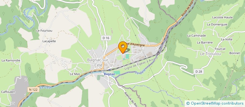 localisation de l'entreprise MADAME MELISSA ROSA à BAGNAC-SUR-CELE