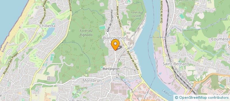 localisation de l'entreprise MADAME MELISSA ROSATI  ANGLET